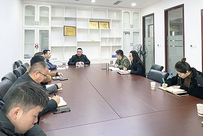 海搏论坛运业总经理蔡亮发到彤熙商贸公司查抄领导工作